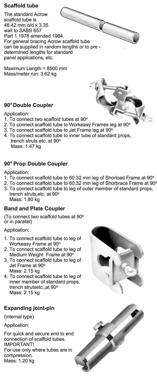 Acrow Scaffold Tube & Fittings